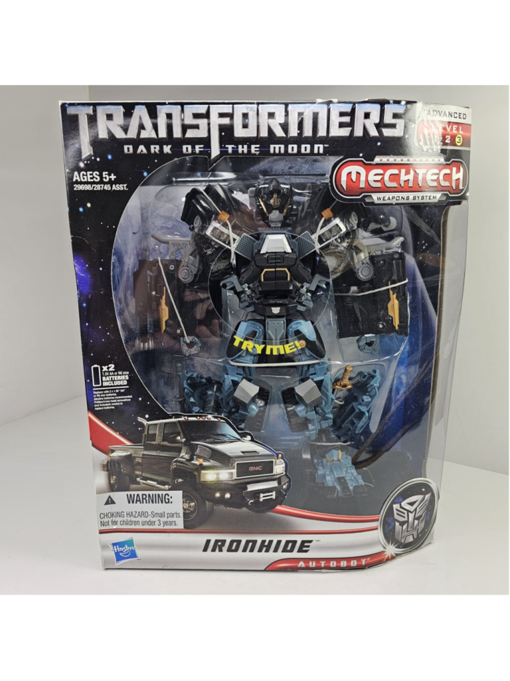 SEALED Transformers Ironhide Dark Of The Moon DOTM Movie Leader Class Mechtech